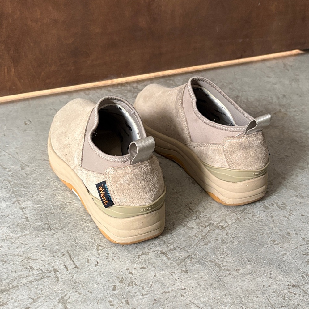 Women’s Tan Suede Slip-On Shoes - Picture 5 of 5